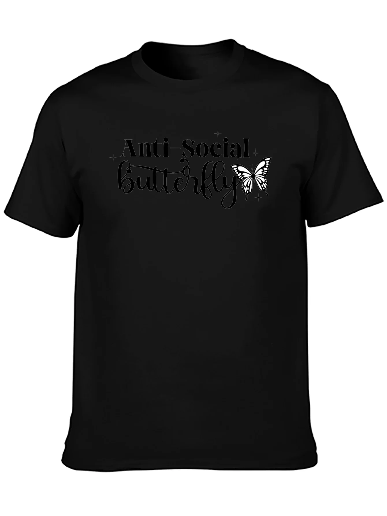 Anti-Social Butterfly Graphic Tee