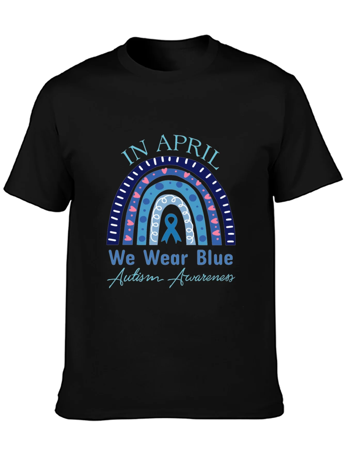 Autism Awareness T-Shirt - In April We Wear Blue
